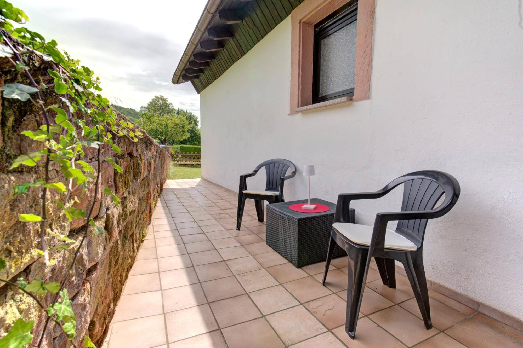 Ferienhaus Storchenblick Bann Exterior foto